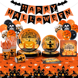 Fournitures pour Fête d'Halloween dans une Maison Hantée, Disponibles pour 16 Personnes - Product Image 1
