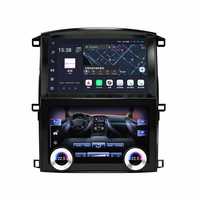 Layar ganda pabrik desain pribadi GPS Android 13 mobil pemutar multimedia dan layar iklim untuk 2003-2007 Land Cruiser LC100