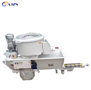 Avec CE Machine de pulvérisation de mortier de ciment de construction Petite machine de plâtrage murale <span class=keywords><strong>électrique</strong></span> Mélangeur de stuc en béton avec pompe - Product Image 3