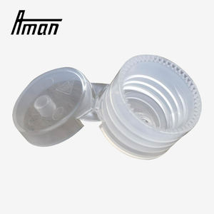 Bouchon à clapet en plastique 24/410, Bouchon à clapet 20/410, Toners 30mil, Bouteille en plastique avec bouchon à tourelle à clapet, Matériau PP, Écologique - Product Image 4