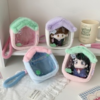 Sac de rangement pour boîte mystère en coton écologique, forme cubique, anti-poussière, housse de protection, sac de présentation pour la marche en extérieur, sac suspendu