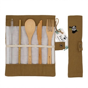 Reusable Wholesale Bamboo Cutlery Set/Bamboo Children Cutlery Set/ Bamboo Cutlery Set Travel High Quality - Product Image 1