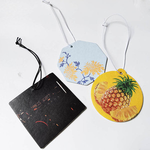 Diffuseur de parfum pour voiture en forme de cube de glace, parfum personnalisé, carte en papier suspendue, <span class=keywords><strong>d</strong></span>ésodorisant pour voiture - Product Image 4