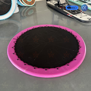 Hamaca Flotante Inflable Personalizada para Piscina, Hamaca de Agua Portátil con Centro de Malla para Recreación - Product Image 5