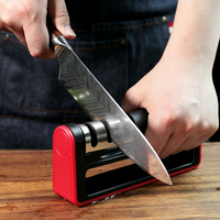 Affûteuse de couteaux d'angle professionnelle 3in1 Machine à affûter EDC Outils de cuisine Ustensiles et gadgets Pierre à aiguiser