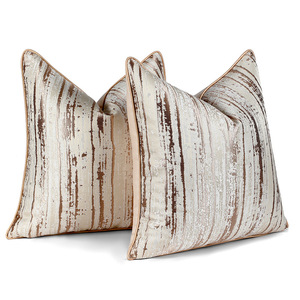 Bantal dekorasi rumah Eropa hadiah untuk traveldilepas dan Dicuci Jacquard disepuh lembut Sof - Product Image 4