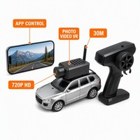 Voiture télécommandée Hobbi Grade RC avec caméra 1:64, caméra WiFi 720P, contrôle par application, jouet pour enfants et garçons, mini-voiture électrique