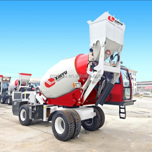 Bétonnière mobile autochargeante montée sur véhicule, <span class=keywords><strong>camion</strong></span> malaxeur à ciment rotatif, <span class=keywords><strong>prix</strong></span> de la bétonnière à vendre - Product Image 5