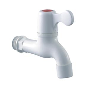 莱索可定制耐用白色DN15 20聚氯乙烯塑料加长洗衣机水龙头中国制造 - Product Image 5