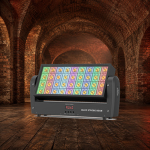 ไฟ LED วอชไลท์แบบเรโทร 200W RGB+WW DMX512 สำหรับคลับ งานอีเว้นท์ ดิสโก้ คาราโอเกะ - Product Image 3