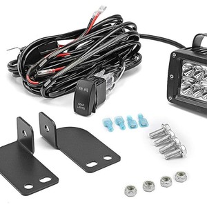 <b>LED</b> Off-Road <b>Light</b> <b>Bar</b> Kit 3 Inch 24W Aluminum Body With Mounting Brackets And Wiring Harness For ATV UTV - Product Image 4