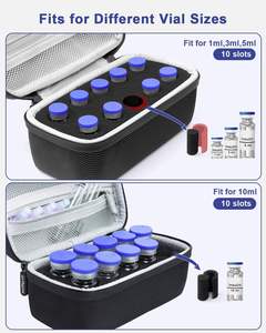 Estuche Protector para Viales de Insulina, Bolsa Organizadora para Viales de Insulina para Diabéticos, para Viales Estándar de 1ml, 3ml, 5ml y 10ml, Sin Paquete de Hielo - Product Image 6