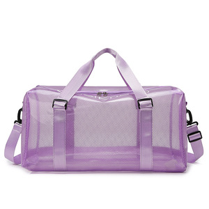 Sac <span class=keywords><strong>de</strong></span> voyage transparent en PVC imperméable, grande capacité pour hommes et femmes, sac <span class=keywords><strong>de</strong></span> natation et <span class=keywords><strong>de</strong></span> fitness <span class=keywords><strong>l</strong></span>éger, bagage à main - Product Image 3