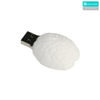 Clé USB 3.0 64 Go/128 Go en PVC 3D personnalisée avec logo créatif en forme d'organe humain 2.0 – Cadeau promotionnel