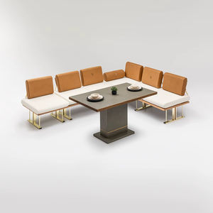 Conjunto de Muebles de Jardín Modernos para Exteriores, Estructura de Aluminio, Tela, Sofá Modular para 6 Personas, Resistente a la Intemperie - Product Image 4
