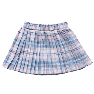 <span class=keywords><strong>Falda</strong></span> plisada a cuadros para niñas, uniformes escolares de cintura alta, minifaldas plisadas con cuchillo - Product Image 3