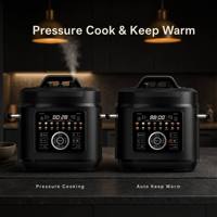 Cuisinière électrique intelligente multifonction en acier inoxydable 5L 6L 8L pour la maison et la cuisine