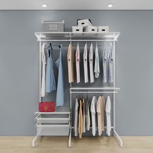 Phong cách mới tủ quần áo Kệ Organizer hiện đại Thiết kế kim loại tủ quần áo Kệ hệ thống - Product Image 5