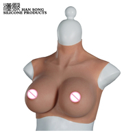 Forme de poitrine en Silicone G cup, seins transsexuels en Latex, Drag Queen, faux seins, plaque de poitrine