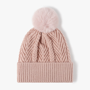 Wholesale Custom Acrylic <strong>Pom</strong> <strong>Pom</strong> <strong>Beanie</strong> With High Quality Jacquard Unisex Winter Thermal Warm Thick Knit Custom <strong>Beanies</strong> - Product Image 5