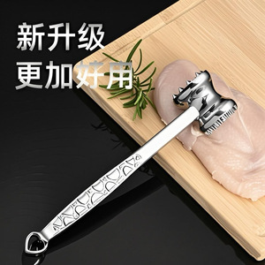 เครื่องมือทุบเนื้อสเต็ก ค้อนทุบเนื้อ โลหะผสมสังกะสี แบบสองด้าน สำหรับเนื้อสัตว์และเนื้อสัตว์ปีก - Product Image 5