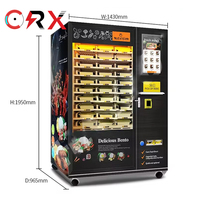 Distributeur automatique de repas rapides 24h/24, distributeur automatique de pizzas, hamburgers, plats chauds