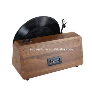 <span class=keywords><strong>Receptor</strong></span> de dientes azules para gramófono, reproductor de discos <span class=keywords><strong>con</strong></span> altavoces, tocadiscos de madera de buena calidad, gramófono Vertical - Product Image 4