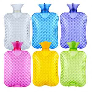 Mini agua caliente de Pvc, bolsa de goma con cubierta de felpa botella de agua caliente calentada de silicona/ - Product Image 6