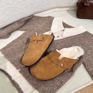 Nouvelles sandales <span class=keywords><strong>Birkenstock</strong></span> 2026 en cuir de vachette respirant, légères, à <span class=keywords><strong>semelle</strong></span> en liège rehaussée, style demi-ouvert, nouvelle collection <span class=keywords><strong>EVA</strong></span> - Product Image 4