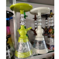 Chicha de Luxe Mazaya Effet Miroir, Kit Complet Portable en Acrylique et Alliage d'Aluminium, Abordable pour Fête