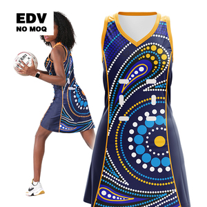 Youth Netball Uniform Dress and Shorts Set for Teenagers' Practice Sessions High Performance Fabric with Custom Logo Suitable - Product Image 3