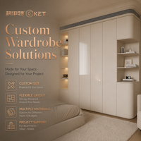 Meubles de chambre à coucher de style européen de haute qualité, armoire de chambre à coucher avec tiroirs, grande capacité de rangement