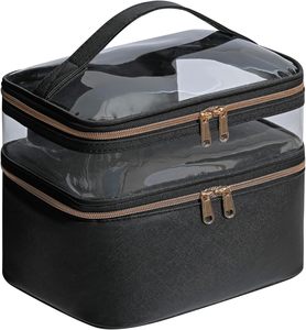 Different Styles 8.86 Inches Travel Cosmetic <b>Cases</b> Custom <b>Makeup</b> Bag for Ladies - Product Image 1