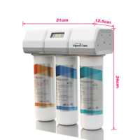 Filtre à eau à baïonnette, ultrafiltration, purificateur d'eau domestique, écran LCD à trois couches, équipement de traitement de l'eau