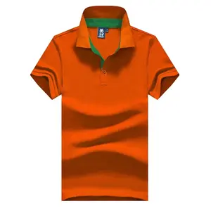 Camiseta de algodón de manga corta para hombre, camiseta de polo con cuello de golf, venta al por mayor