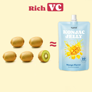 Complément Alimentaire Minceur au Konjac Saveur Mangue Naturel Faible en Sucre pour Adultes, Marque Blanche, Vitamine C, pour la Remise en Forme et le Remodelage Corporel - Product Image 4