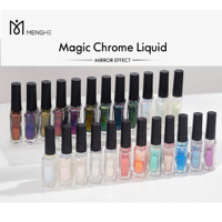 Menghe gel – poudre de Morandi, beau gel uv, ensemble de vernis à ongles 24 couleurs, manucure, art des ongles, liquide chromé magique