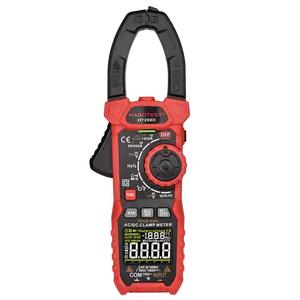 Digital Clamp Meter HT208D 6000counts HABOTEST Voltage 1000V Ohm Hz Temperature NCV, VFD , Current,DUTY test Inrush DCA DMM