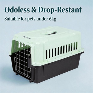 Transportadora <span class=keywords><strong>de</strong></span> Mascotas <span class=keywords><strong>de</strong></span> Plástico Resistente y Ecológica <span class=keywords><strong>de</strong></span> Gran Capacidad, Cumple con las Normas IATA para el Transporte Seguro <span class=keywords><strong>de</strong></span> Gatos y Perros - Product Image 2