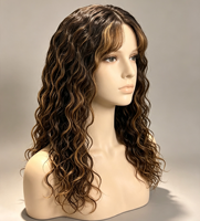 Perruques Lace Front en Cheveux Humains Vierges Personnalisées en Gros, Dentelle HD, Sans Colle, Bouclées, Double Drawn, Densité 180%, Cheveux Birmans, Longueurs Variées