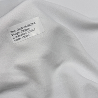 Tissu de robe de mariée en satin de polyester 100% - 230 GSM, poids lourd, largeur 150 cm, qualité standard taïwanaise GCW-18-26CR-4