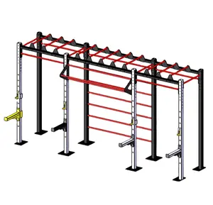 Équipement de jeux de plein air professionnel, équipement de Fitness, cadre d'entraînement de rue, échelle d'accroupissement