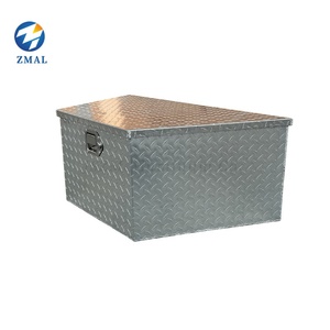 Tùy chỉnh nhôm phẳng <span class=keywords><strong>Trailer</strong></span> hộp lưu trữ cho xe bán tải ngăn kéo-phong cách hộp công cụ khóa đóng cửa đầu - Product Image 6