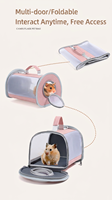 Sac de transport respirant pour cochon d'Inde et petits animaux d'extérieur – Sac de voyage portable pour hamster et petits animaux de compagnie