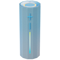 Haut-parleur portable OEM BT 5.3, lumière RGB, basses puissantes, double haut-parleur 10W, Type-C, pour la maison/les fêtes/l'extérieur/ordinateur