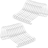 Présentoir de sandale en acrylique transparent, 20 paires, supports intérieurs pour le centre commercial et la maison