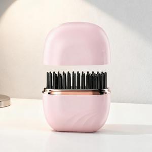 0728 2025 Straightener <b>Brush</b> Hair <b>Smooth</b> Comb Straightening with Adjustable Heat Dial - Product Image 3