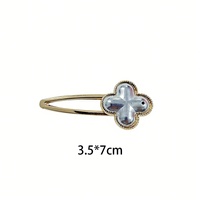 Pince à cheveux Songjin avec perles, base en alliage, épingle à cheveux DIY en strass, faite à la main, style chinois, accessoires de coiffure pour femmes, bijoux