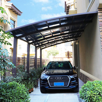 Abri portatif extérieur pour voiture Gazebo Garages en métal Abri d'auto en aluminium