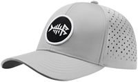 Oem Custom Hoge Kwaliteit 5 Paneel Laser Gesneden Gat Geperforeerde Hoed, Waterdichte Sport Baseball Cap,Rubber Logo Performance Papa Hoed